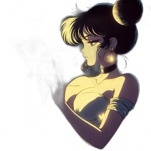 dress, jewelry, mask, staff transparent PNG cut-out