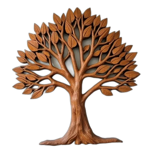 tree, crown, furniture, staff transparent PNG cut-out