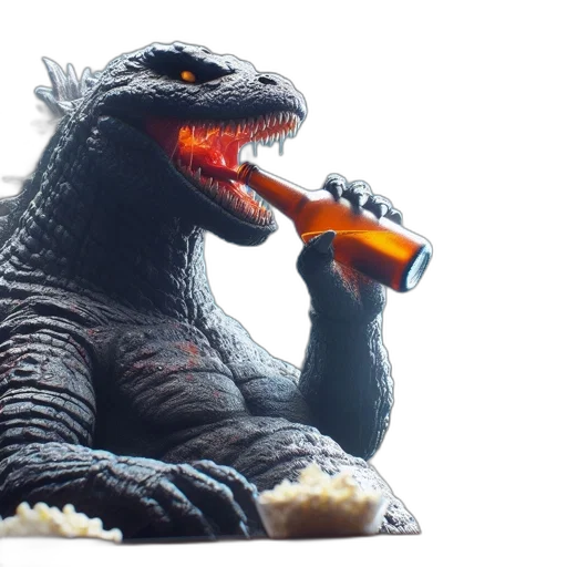 dragon, creature, animal, bottle transparent PNG cut-out