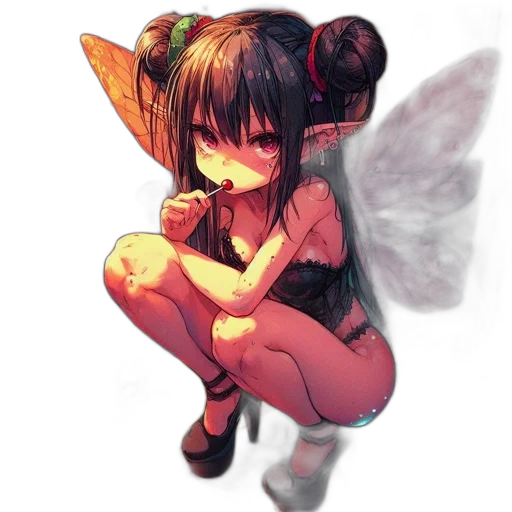 dragon, weapon, creature, staff transparent PNG cut-out