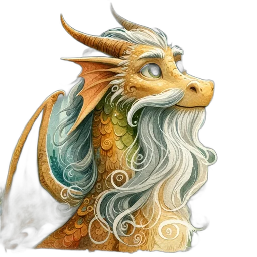 dragon, fantasy art, concept art, photorealistic transparent PNG cut-out
