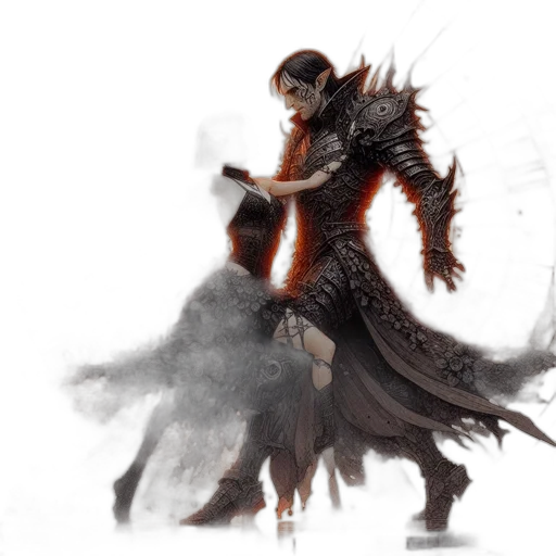 dragon, creature, sword, concept art transparent PNG cut-out