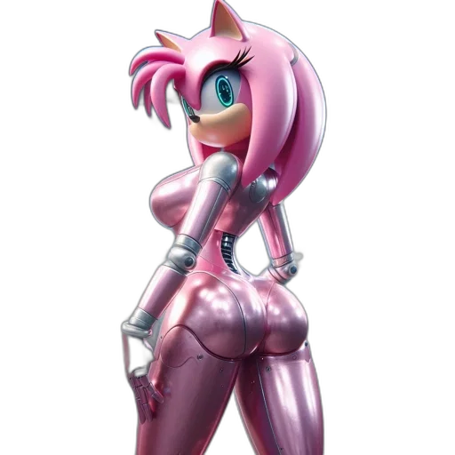 robot, dress, staff, weapon transparent PNG cut-out