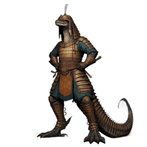 dragon, staff, creature, animal transparent PNG cut-out