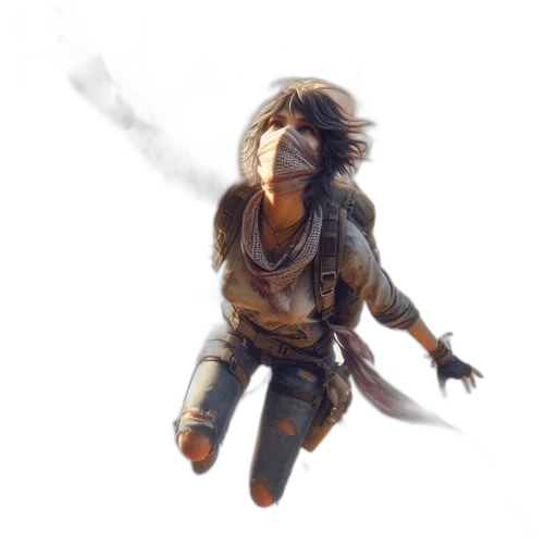 weapon, sword, dragon, jacket transparent PNG cut-out