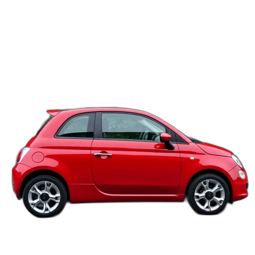 car, 3d render, photorealistic, red transparent PNG cut-out