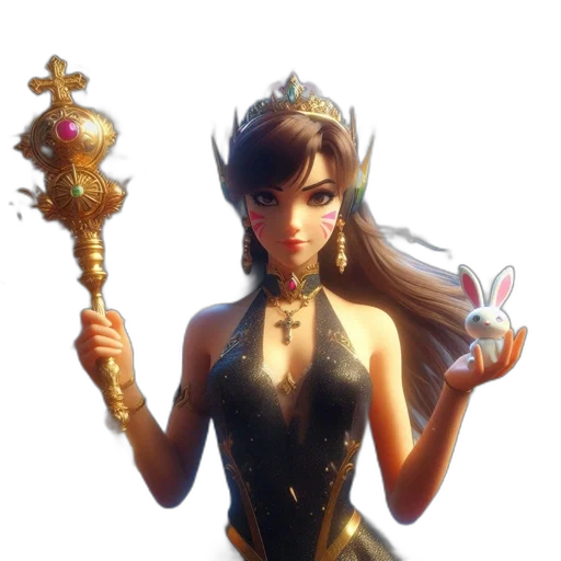 crown, staff, jewelry, dress transparent PNG cut-out