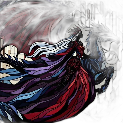 mask, dress, dragon, fantasy art transparent PNG cut-out