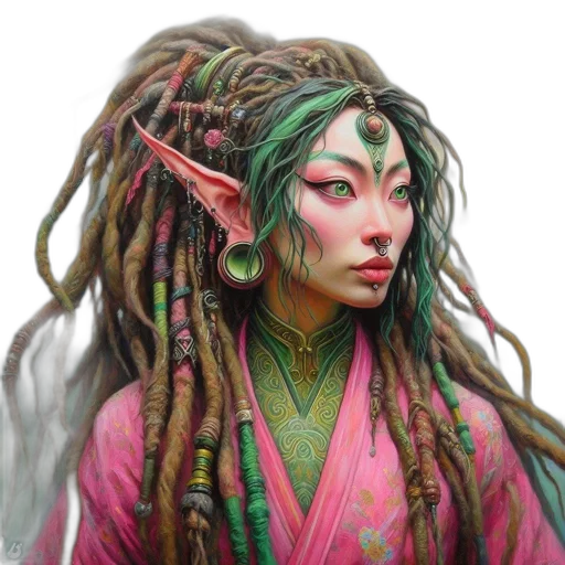 dragon, face, staff, mask transparent PNG cut-out