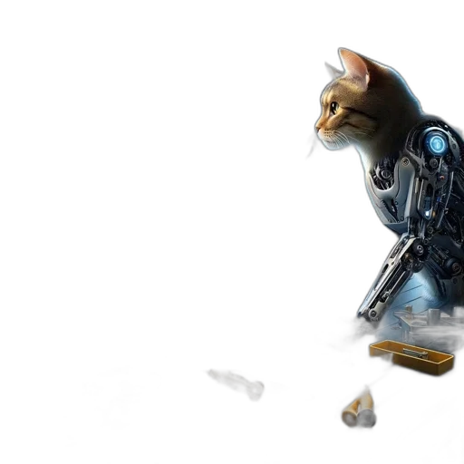 robot, animal, creature, concept art transparent PNG cut-out