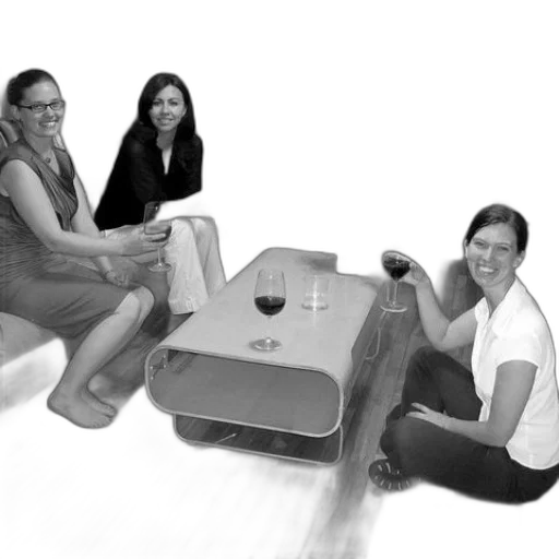 furniture, staff, robot, 3d render transparent PNG cut-out