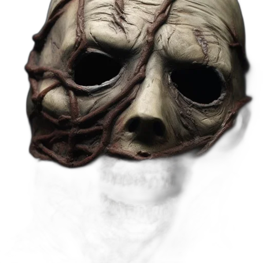 mask, face, creature, staff transparent PNG cut-out