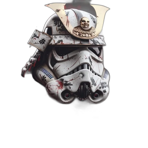robot, mask, weapon, staff transparent PNG cut-out