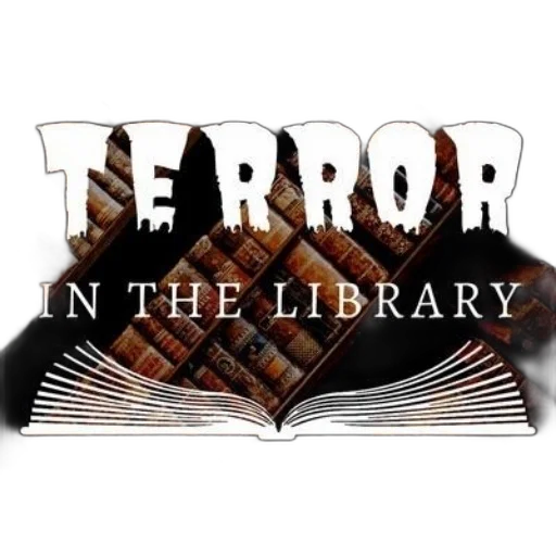 terror, library, poster, dark transparent PNG cut-out