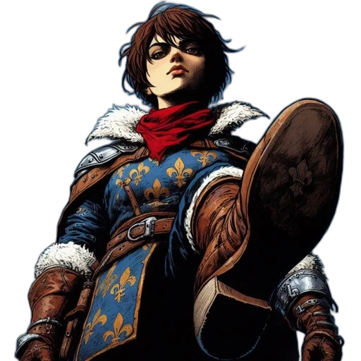 sword, staff, jacket, weapon transparent PNG cut-out
