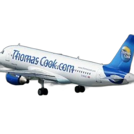 3d render, thomas, cook, airplane transparent PNG cut-out