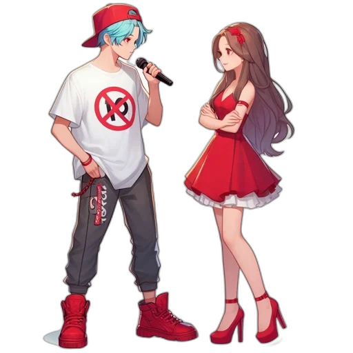 dress, concept art, pixel art, cartoon transparent PNG cut-out