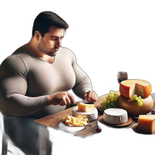 food, robot, concept art, photorealistic transparent PNG cut-out
