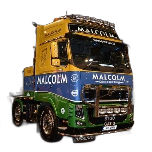 photorealistic, 3d render, large, truck transparent PNG cut-out