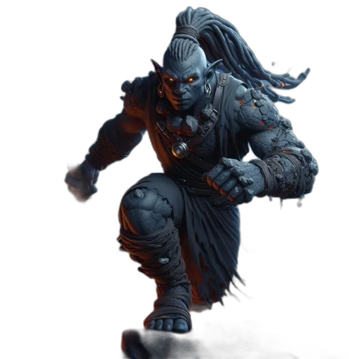 creature, concept art, fantasy art, 3d render transparent PNG cut-out