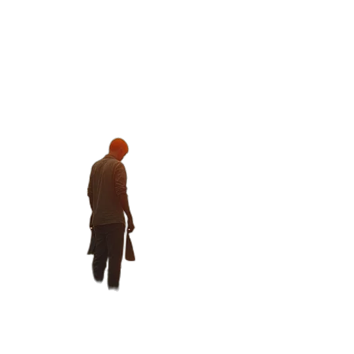 jacket, staff, robot, umbrella transparent PNG cut-out