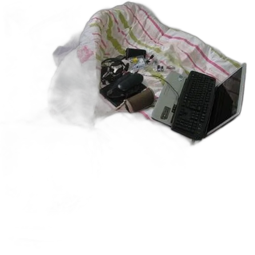 umbrella, jacket, hat, mask transparent PNG cut-out