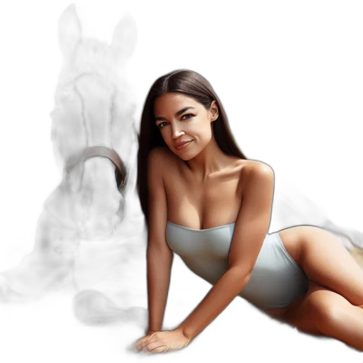 dress, animal, creature, photorealistic transparent PNG cut-out