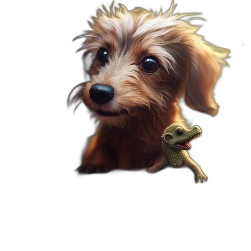 dragon, creature, animal, staff transparent PNG cut-out