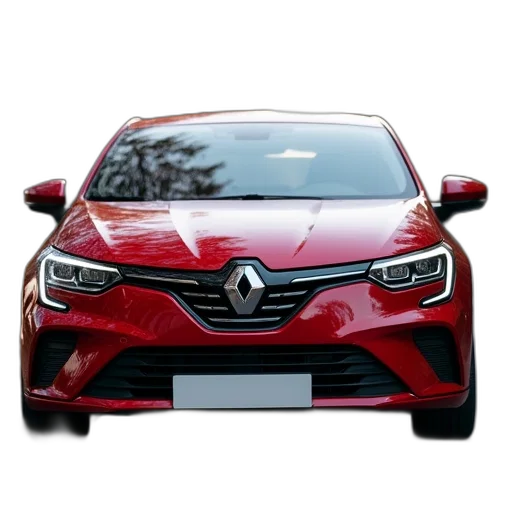 car, 3d render, photorealistic, red transparent PNG cut-out