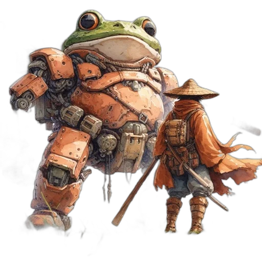 hat, creature, animal, staff transparent PNG cut-out