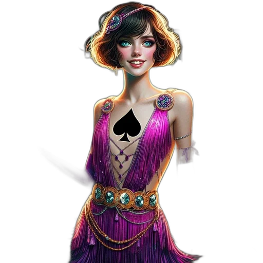 dress, jewelry, crown, fantasy art transparent PNG cut-out