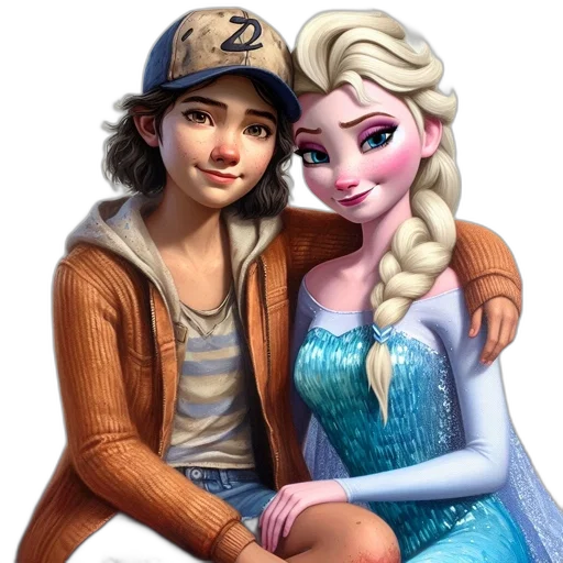 fantasy art, concept art, cartoon, photorealistic transparent PNG cut-out