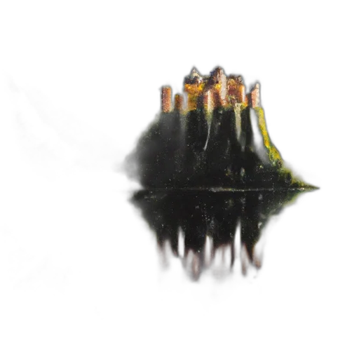 crown, staff, tree, bottle transparent PNG cut-out