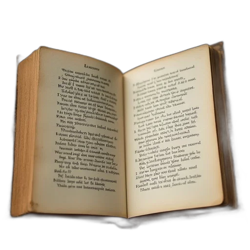 old, book, verse, about transparent PNG cut-out