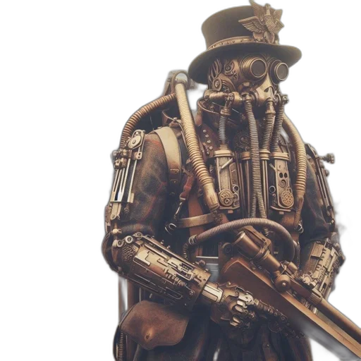 robot, staff, sword, weapon transparent PNG cut-out