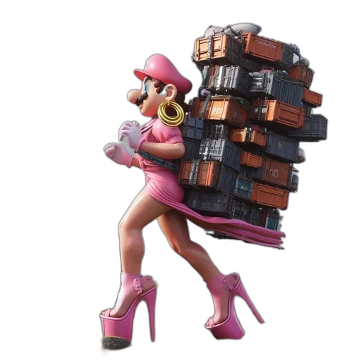 weapon, furniture, shoes, dress transparent PNG cut-out