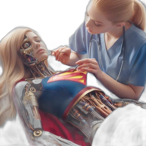 robot, jewelry, comic book art, concept art transparent PNG cut-out