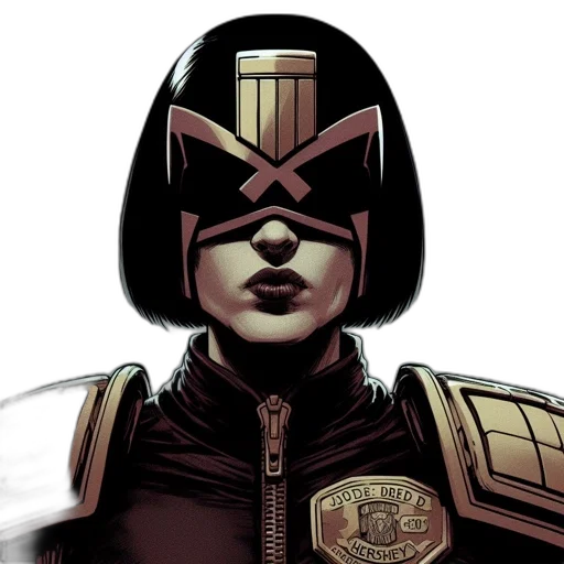 comic book art, concept art, close-up, portrait transparent PNG cut-out