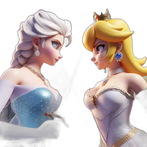 crown, concept art, fantasy art, 3d render transparent PNG cut-out