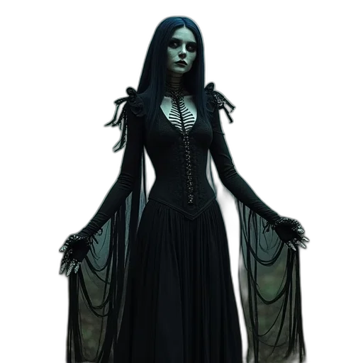 dress, staff, concept art, fantasy art transparent PNG cut-out