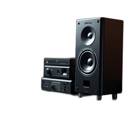 3d render, audio, systems, bluetooth transparent PNG cut-out