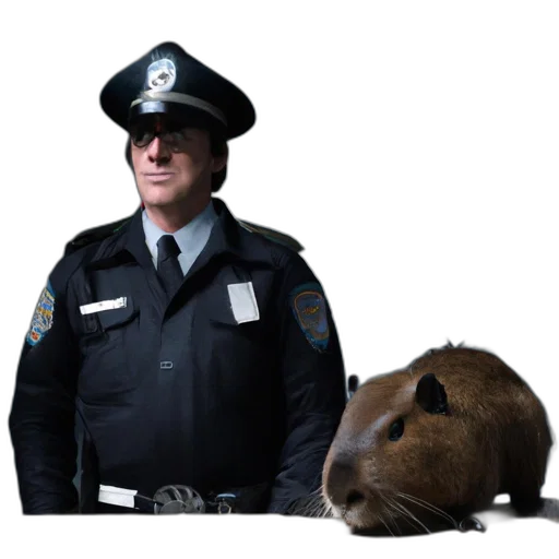 animal, staff, hat, creature transparent PNG cut-out