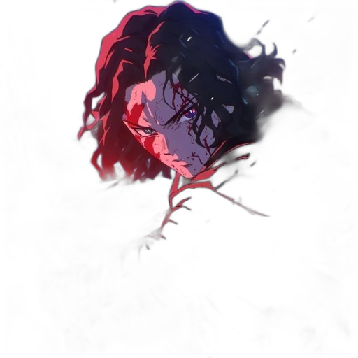 crown, hair, face, mask transparent PNG cut-out