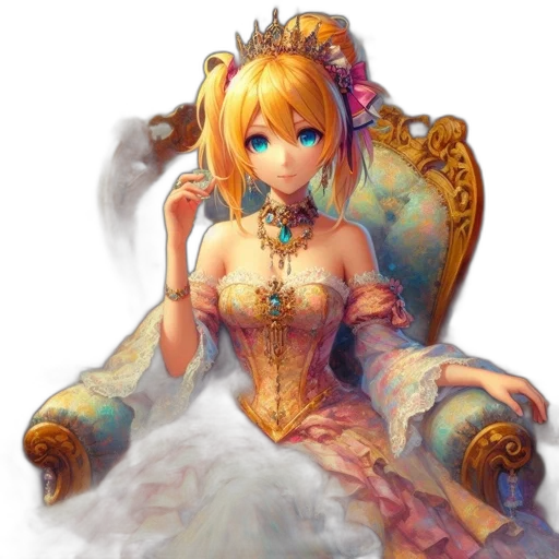 crown, dress, staff, jewelry transparent PNG cut-out