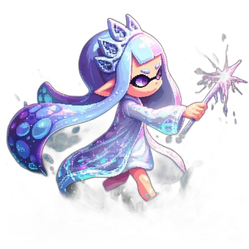 staff, creature, dress, weapon transparent PNG cut-out