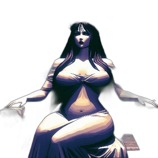 dress, jewelry, concept art, fantasy art transparent PNG cut-out