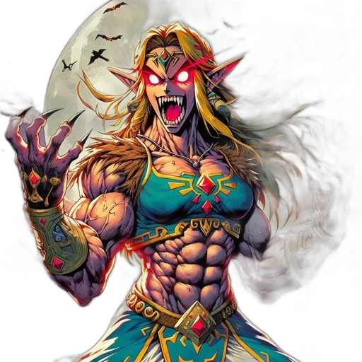 fantasy art, concept art, comic book art, pixel art transparent PNG cut-out