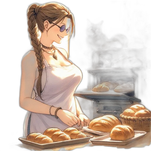 food, dress, staff, jewelry transparent PNG cut-out