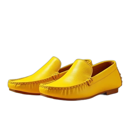 shoes, todo, yellow, moc transparent PNG cut-out