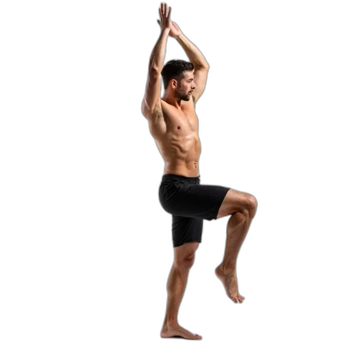 staff, man, doing, sports transparent PNG cut-out